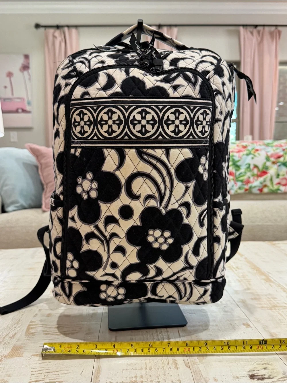 Vera Bradley Backpack Campus Tech Laptop Night and Day Retired Bag